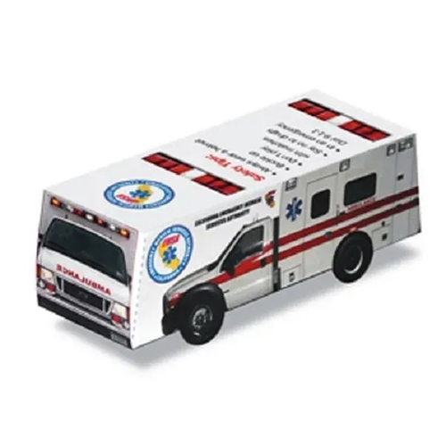 Photo of Foldable Die Cut Ambulance,Full Color Digital