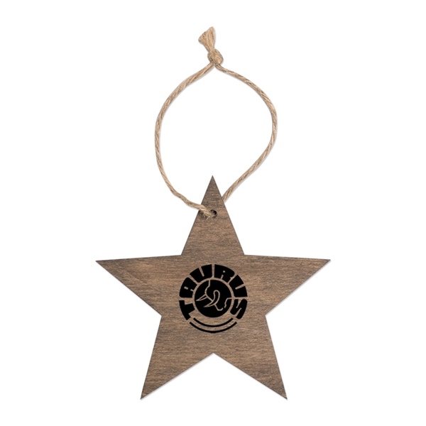 Brown color option for Wooden Star Ornament