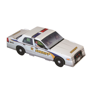 Photo of Foldable Die Cut Sheriff Car,Full Color Digital