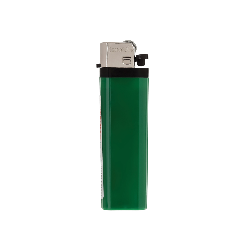 Green color option for Solid Colored Standard Flint Cigarette Lighter