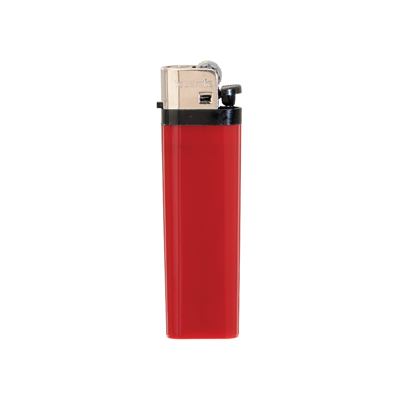 Red color option for Solid Colored Standard Flint Cigarette Lighter
