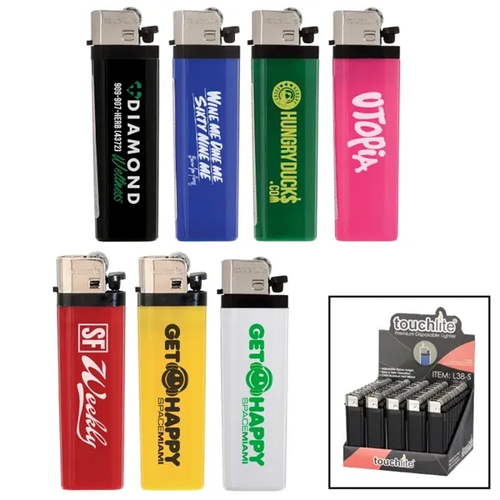 Main photo of Solid Colored Standard Flint Cigarette Lighter