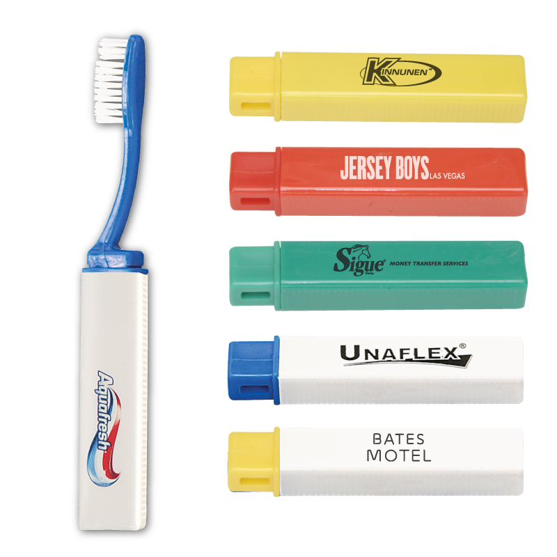 Red color option for Travel Toothbrush W/Sleeve