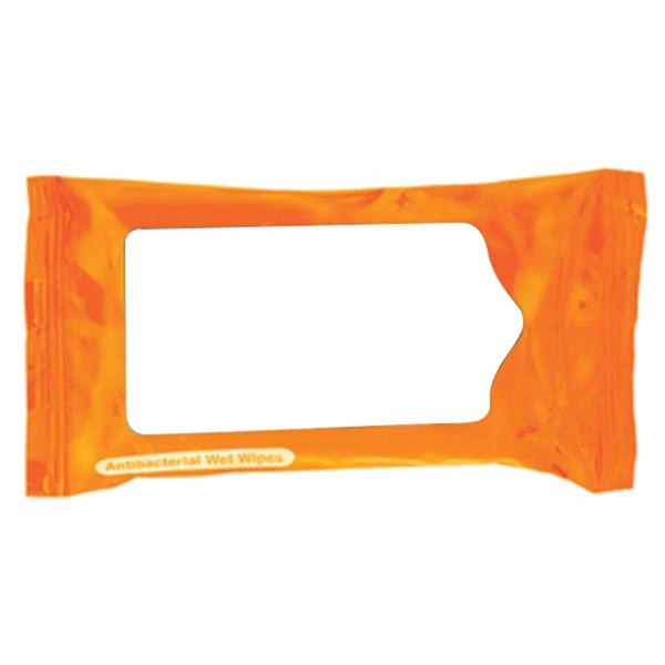 Orange color option for Wipes Antibacterial Wet Wipes In Pouch