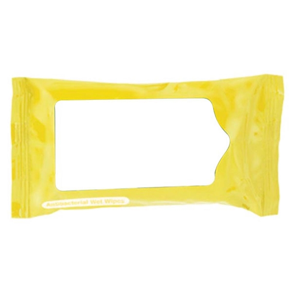 Yellow color option for Wipes Antibacterial Wet Wipes In Pouch