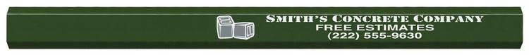 Green color option for Usa Made Carpenter 700 Pencil