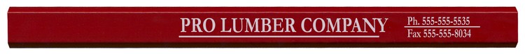 Red color option for Usa Made Carpenter 700 Pencil