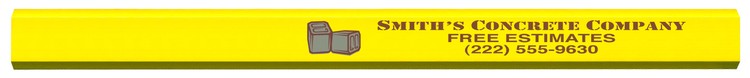 Yellow color option for Usa Made Carpenter 700 Pencil