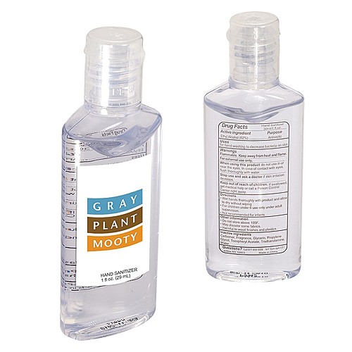 Photo of Hand Sanitizer In Oval Bottle   1 Oz.