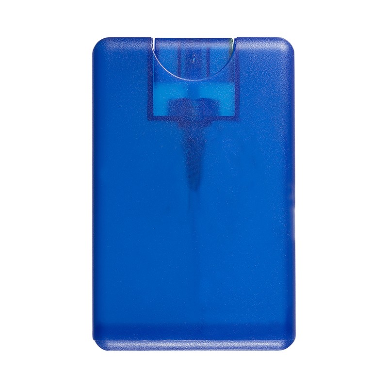 Translucent Blue color option for Credit Card Sanitizer Spray   0.67 Oz.