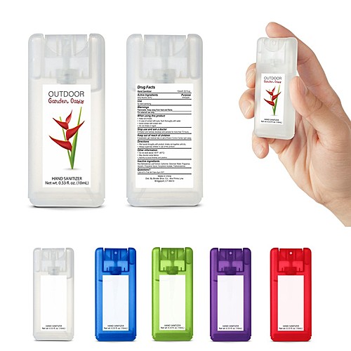 Photo of Mini Rectangle Card Shape Hand Sanitizer Spray