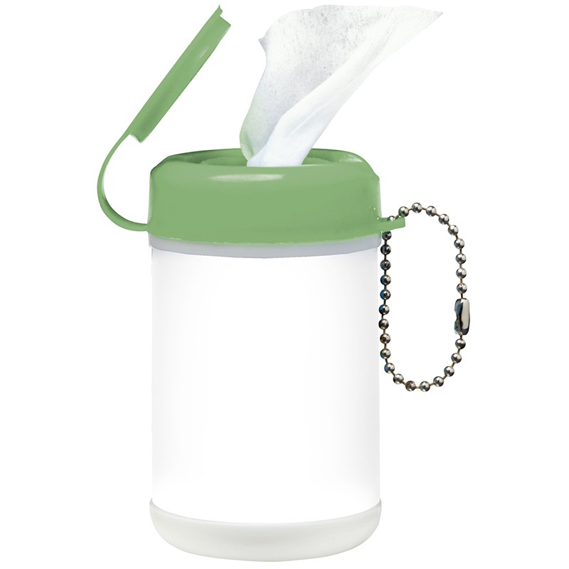 Green Lime color option for Mini Canister Of Wet Wipes