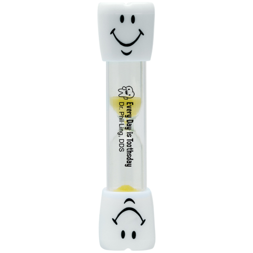Yellow color option for 3 Minute Toothbrush Sand Timer