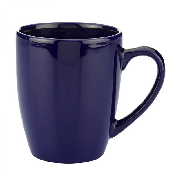 Cobalt Blue color option for 12 Oz. Contemporary Challenger Café Ceramic Mug