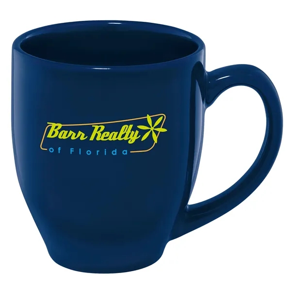 Navy color option for Shiny Bistro Mug   15 Oz. (Colors)