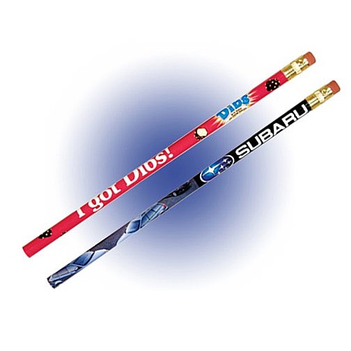 Main photo of Full Wrap Round Pencils, Full Color Digital