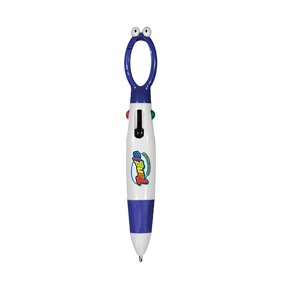 Dark Blue color option for Googly Eyed 4 Color Pen, Full Color Digital