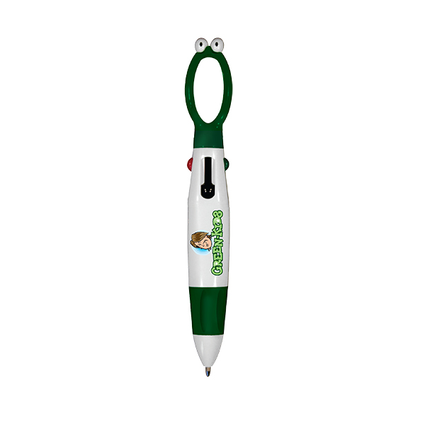 Green color option for Googly Eyed 4 Color Pen, Full Color Digital