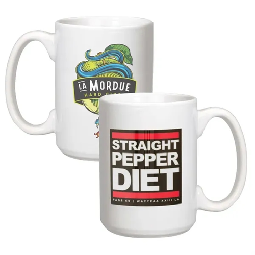 Main photo of 15 Oz. Giant White Ceramic Mug W/Full Color Sublimation