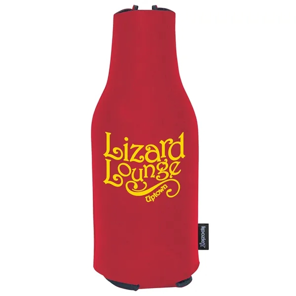Red color option for Koozie® Zip Up Bottle Kooler