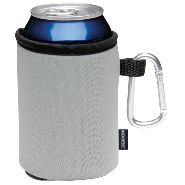 Gray color option for Koozie® Collapsible Can Kooler With Carabiner