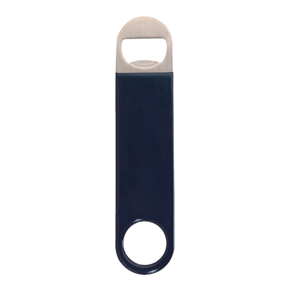Navy Blue color option for Vinyl Wrapped Paddle Style Bottle Opener