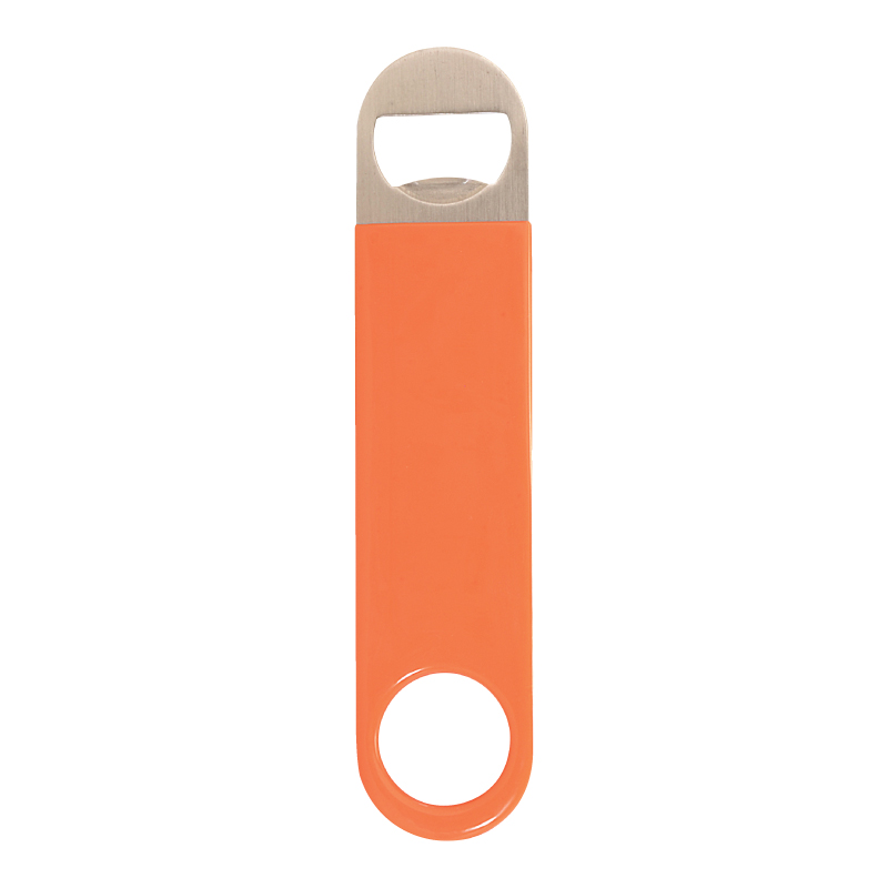 Orange color option for Vinyl Wrapped Paddle Style Bottle Opener