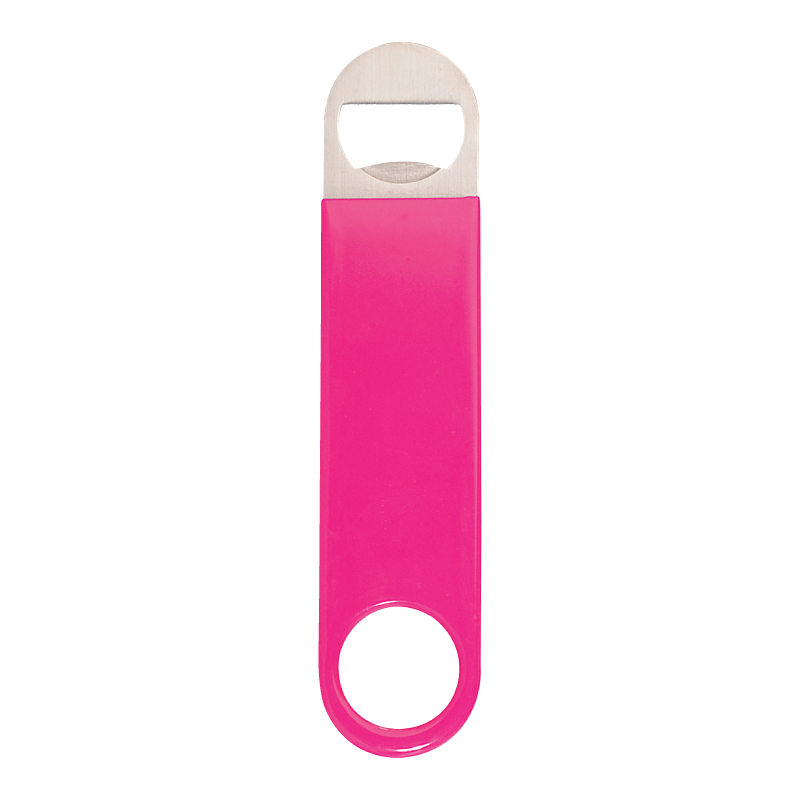Pink color option for Vinyl Wrapped Paddle Style Bottle Opener
