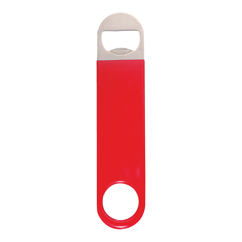 Red color option for Vinyl Wrapped Paddle Style Bottle Opener