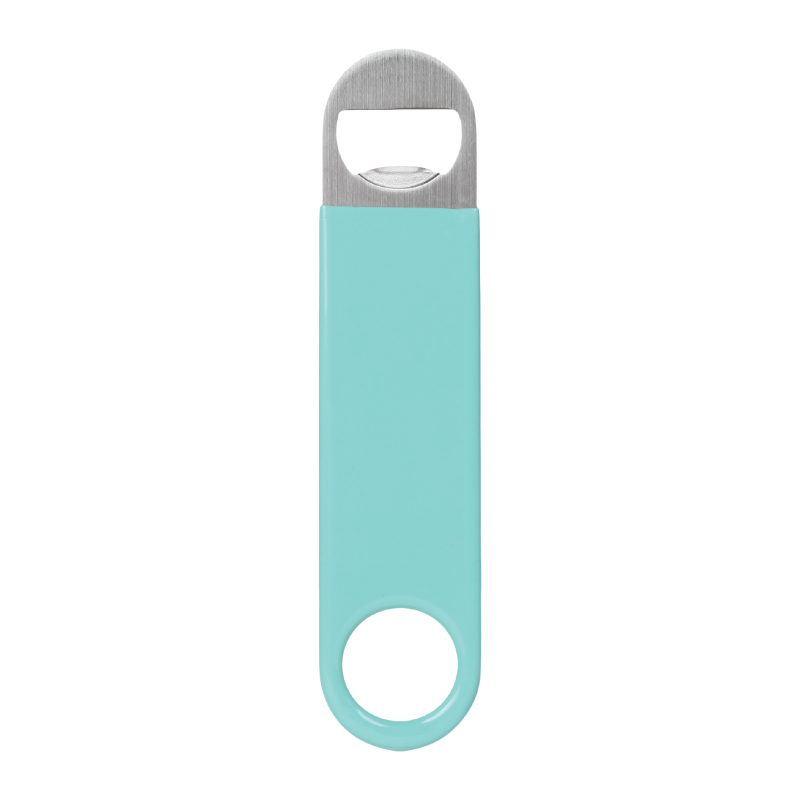Teal color option for Vinyl Wrapped Paddle Style Bottle Opener