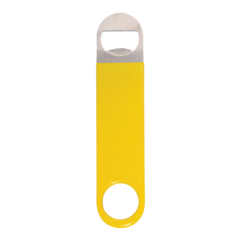 Yellow color option for Vinyl Wrapped Paddle Style Bottle Opener