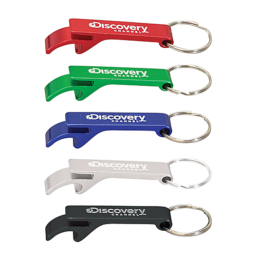 Main photo of Anodized Aluminum Bottle Opener Keyring