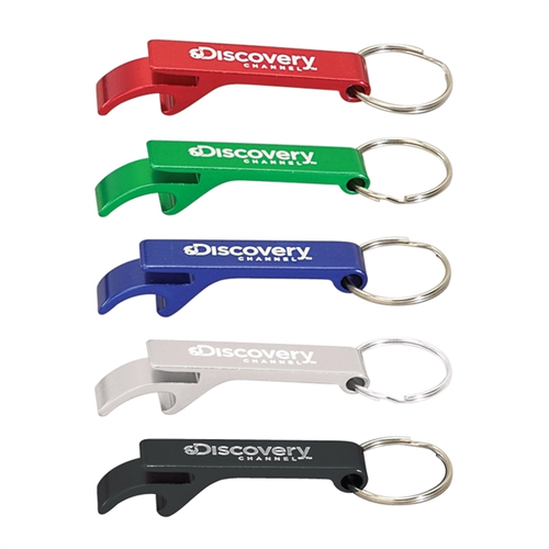 Main photo of Anodized Aluminum Bottle Opener Keyring