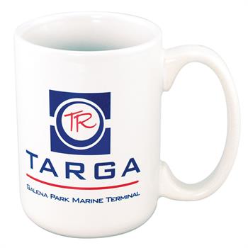 White Mug color option for 15oz El Grande Series White
