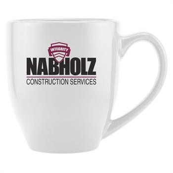 White Ceramic color option for 16oz Bistro Mug