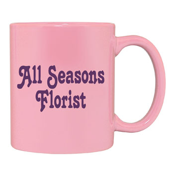 Pastel Pink color option for 11oz Ceramic Mug   Colors