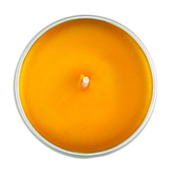 Orange Pumpkin Spice color option for 2oz Personal Candle Tin W/Lid