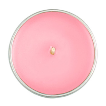 Pink Rose color option for 2oz Personal Candle Tin W/Lid