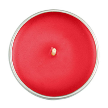 Red Cinnamon color option for 2oz Personal Candle Tin W/Lid