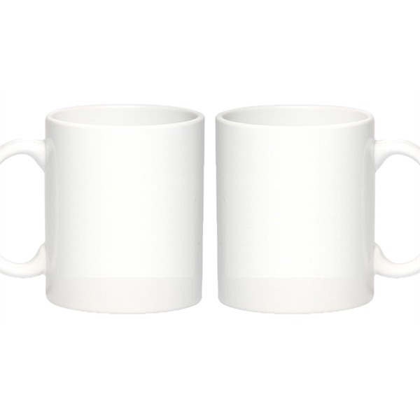 White color option for 11 Oz. Full Color Glossy Custom Photo Mugs