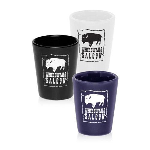 Main photo of 2 Oz. Ceramic Shot Glasses