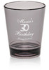 Charcoal color option for 1.5 Oz. Translucent Plastic Shot Glasses