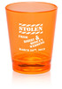 Orange color option for 1.5 Oz. Translucent Plastic Shot Glasses