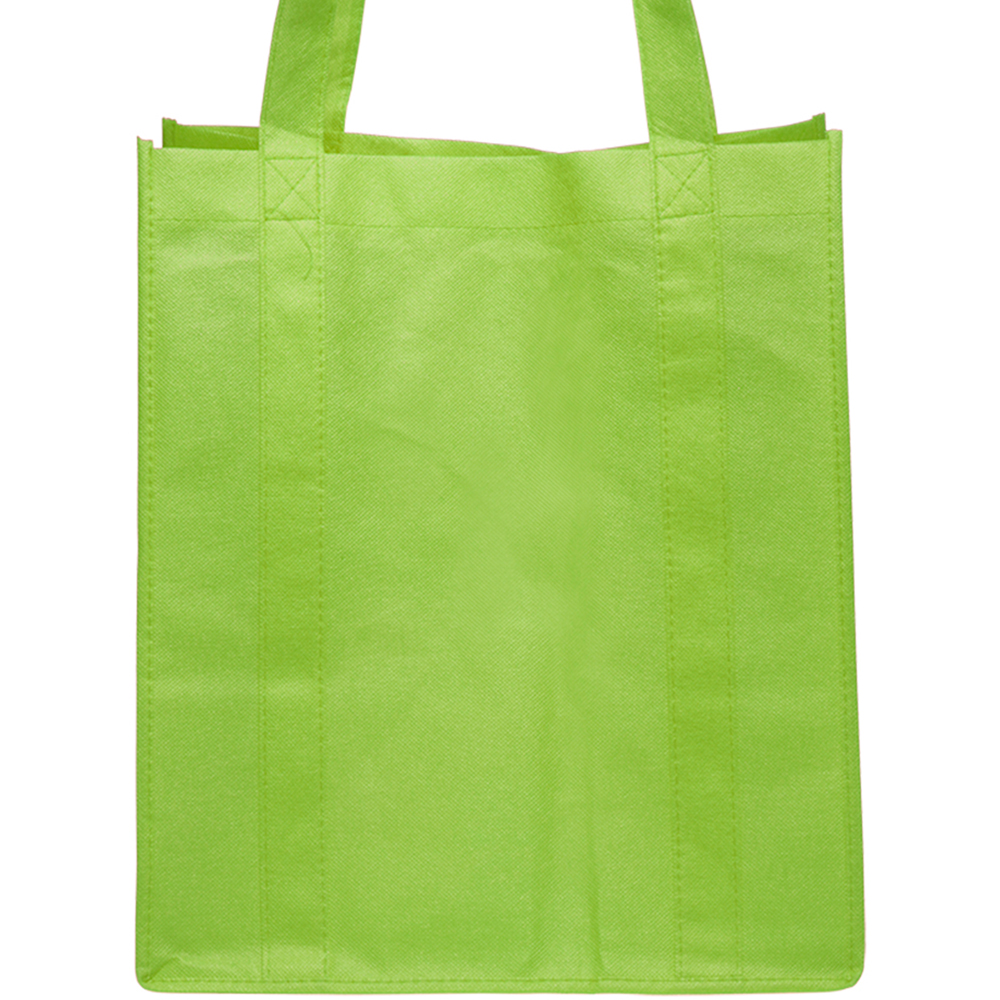 Lime Green color option for Reusable Grocery Tote Bags