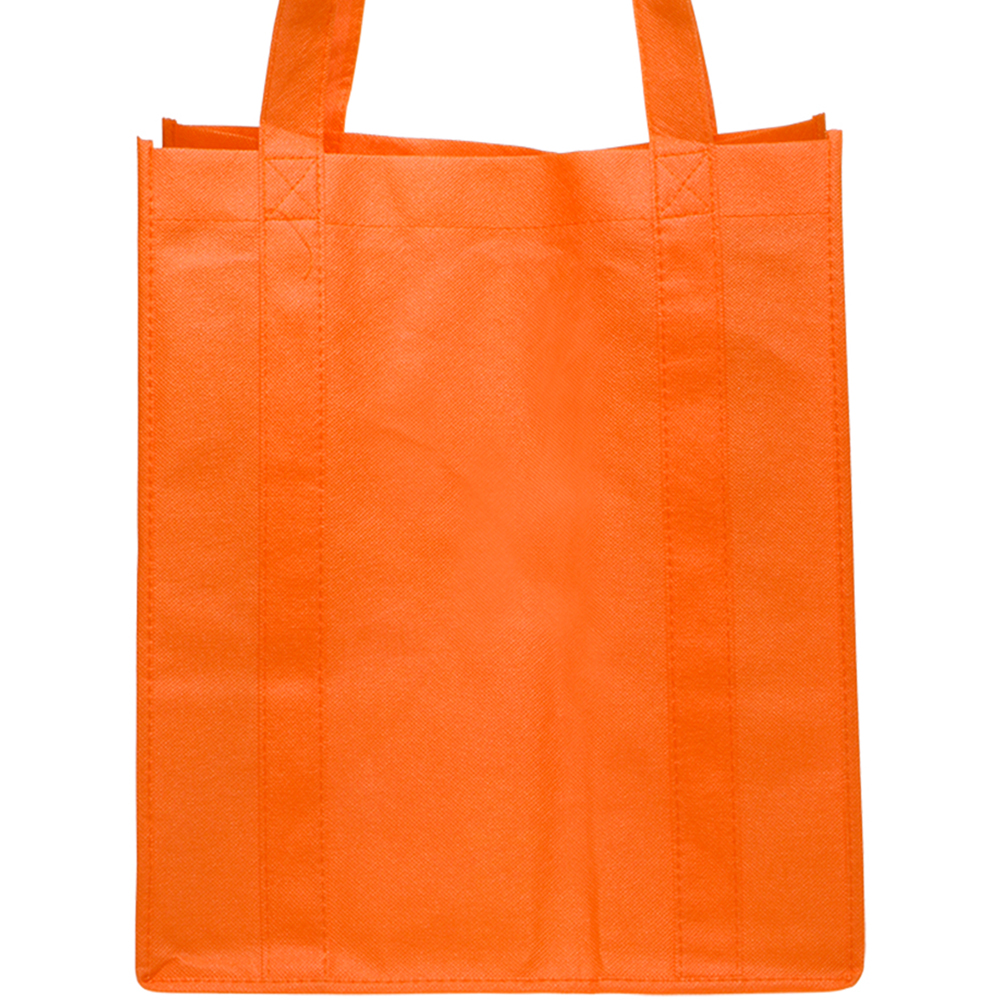 Orange color option for Reusable Grocery Tote Bags
