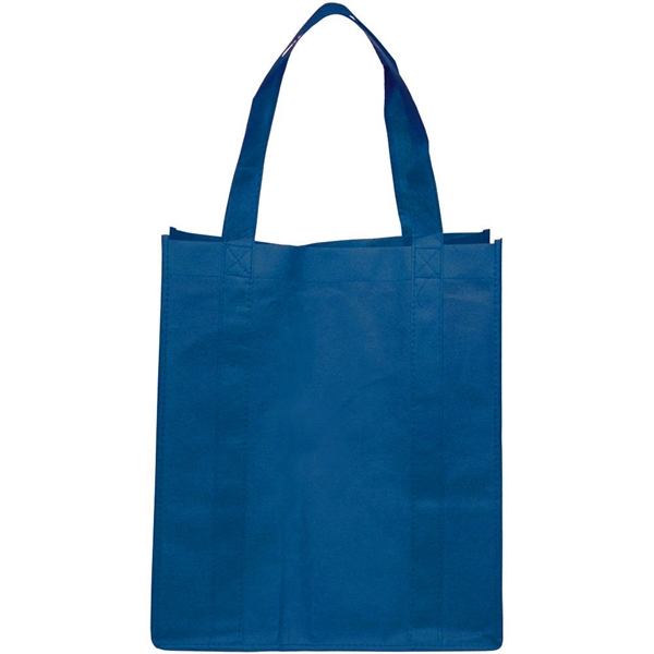 Process Blue color option for Reusable Grocery Tote Bags