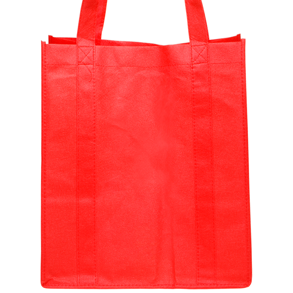 Red color option for Reusable Grocery Tote Bags