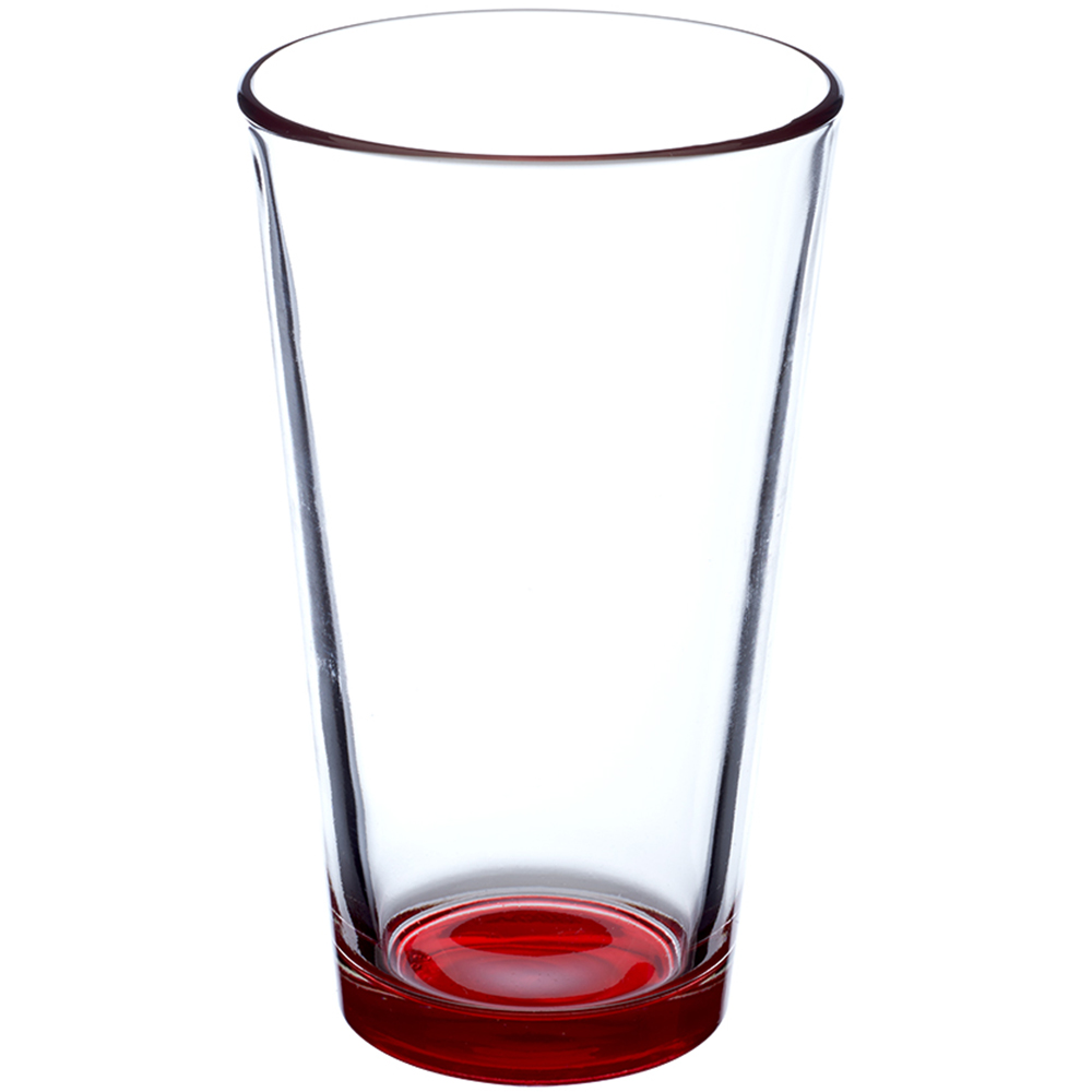 Red color option for 16 Oz. Pint Glasses