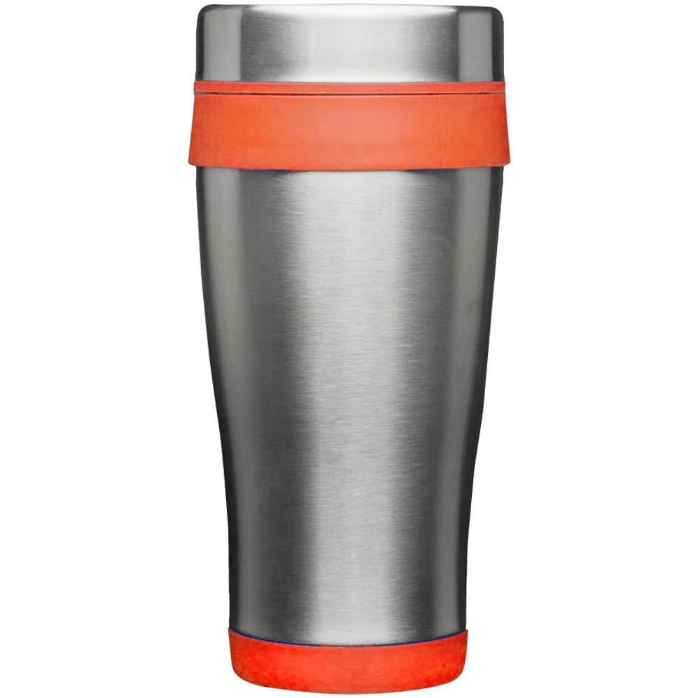 Orange color option for 16 Oz. Insulated Stainless Steel Travel Mugs