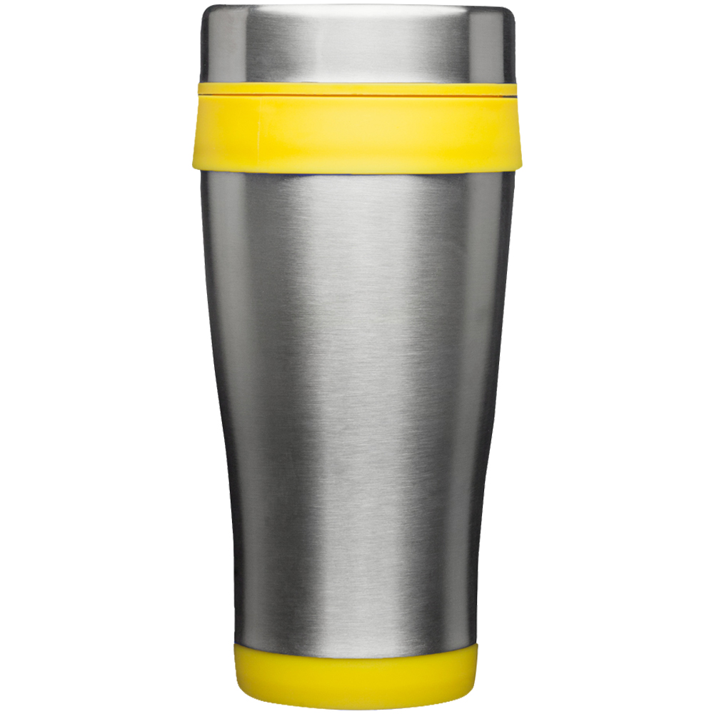 Yellow color option for 16 Oz. Insulated Stainless Steel Travel Mugs
